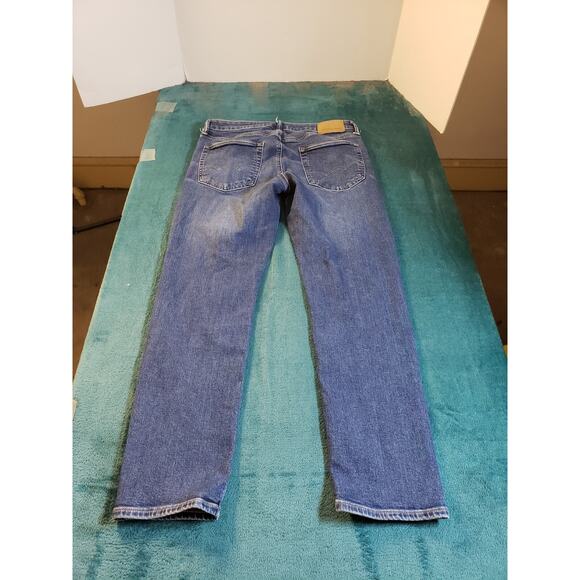 American Eagle Outfitters Classic Blue Slim Straight Jeans - Picture 11 of 14